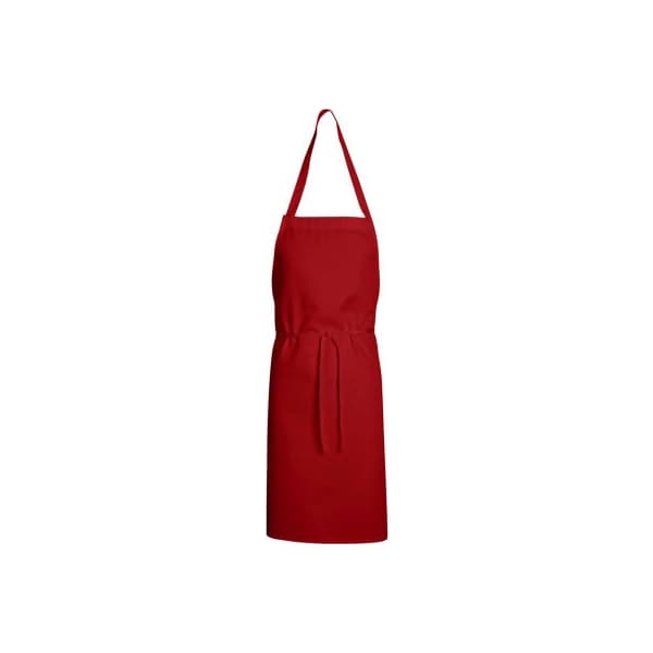 Chef Designs 1430RD3033 Standard Bib Apron, Red, 30" x 33"